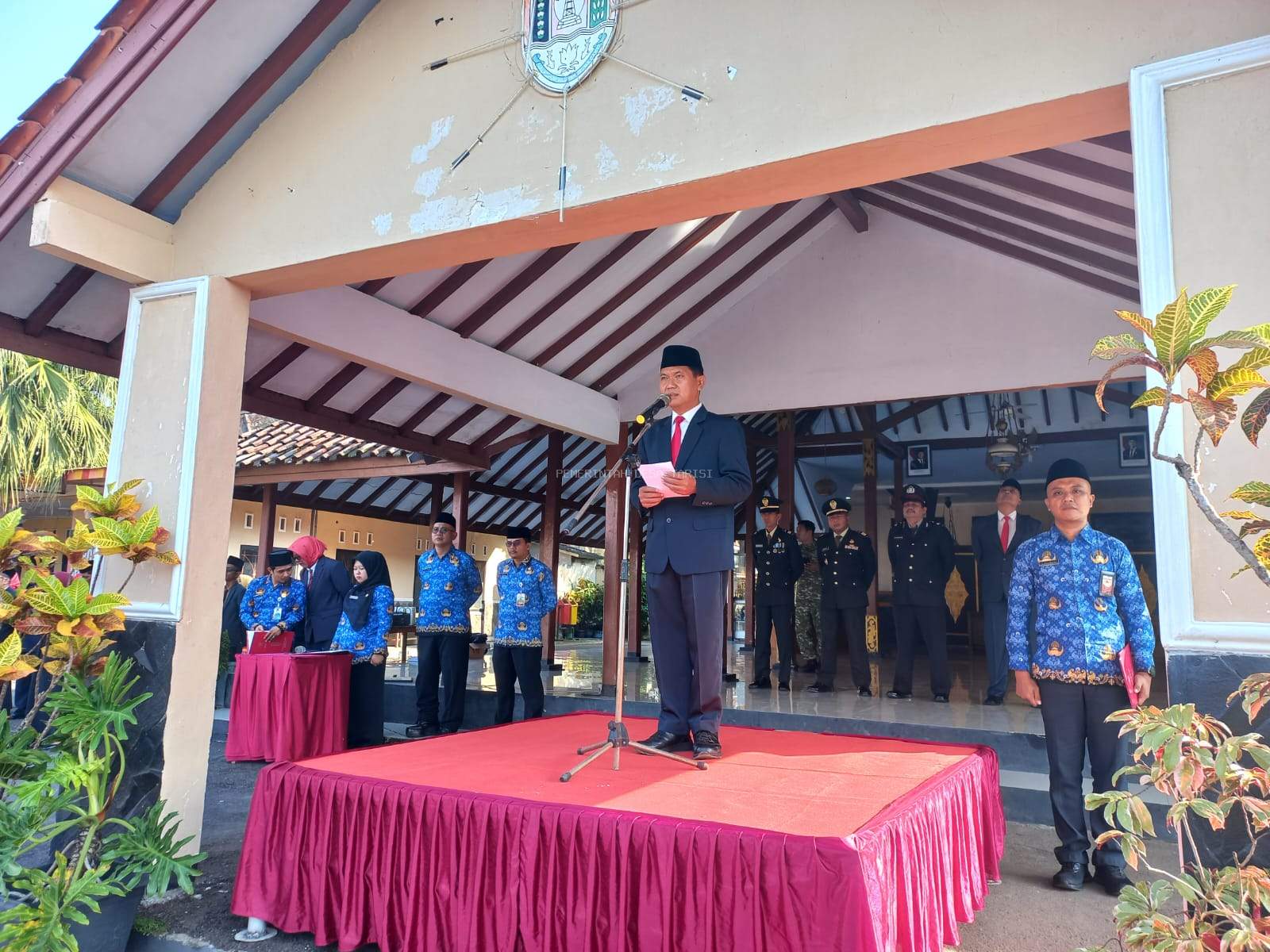 Upacara Peringatan Hari Lahir Pancasila Tahun 2026 Tingkat Kecamatan Wanareja Berlangsung Khidmat